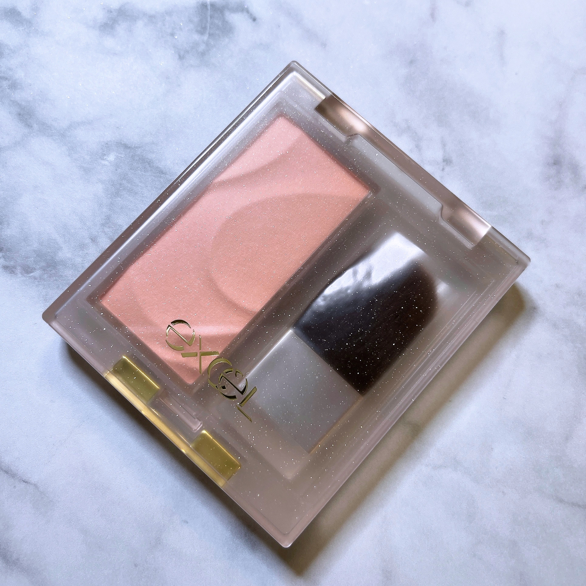 シームレストーン ブラッシュ/excel/パウダーチークを使ったクチコミ（2枚目）