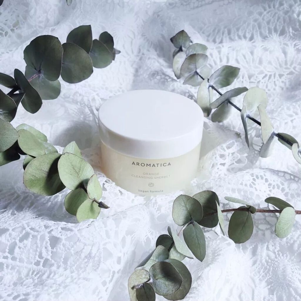 オレンジクレンジングシャーベット/AROMATICA/クレンジングバームを使ったクチコミ(6枚目)