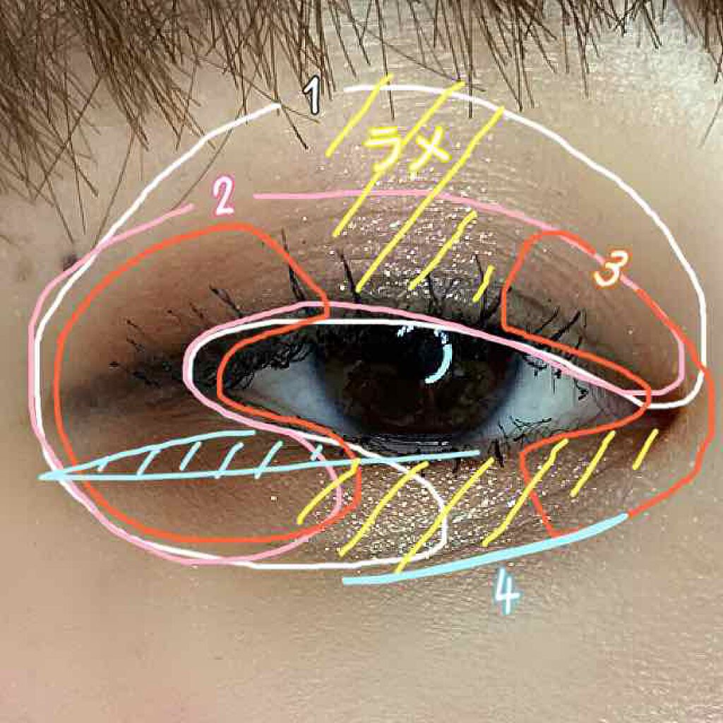 プリズム パウダーアイカラー/リンメル ロンドン/単色アイシャドウを使ったクチコミ（3枚目）