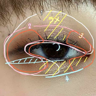 ラスティング3Dシャドウライナー/K-パレット/リキッドアイライナーを使ったクチコミ（3枚目）