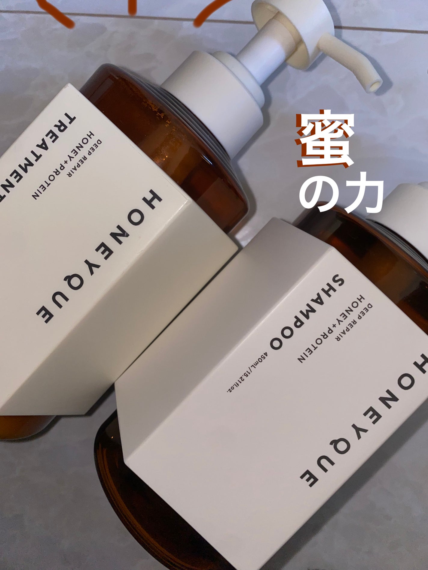 ディープリペア シャンプー モイスト/ヘアトリートメント モイスト/ハニーク/市販シャンプーを使ったクチコミ(1枚目)