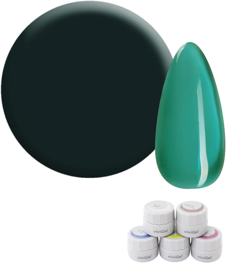 ジェルネイルカラー vivi AC-07 Peacock Green