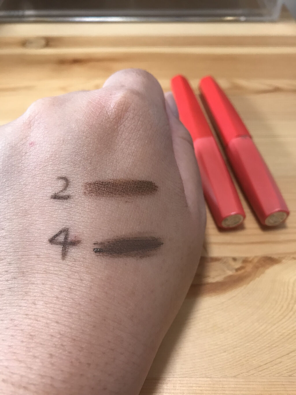 フィルム眉カラー/デジャヴュ/眉マスカラを使ったクチコミ（2枚目）