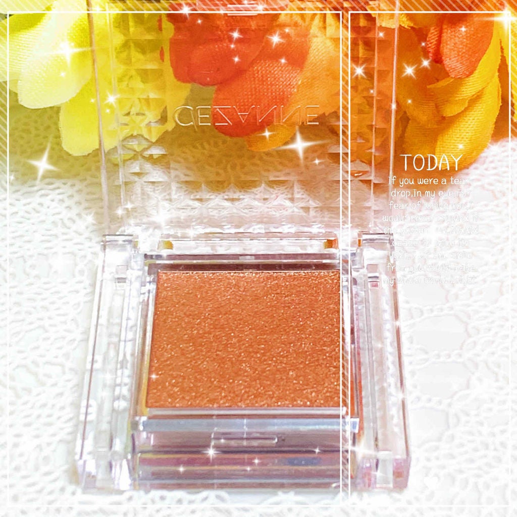 シングルカラーアイシャドウ/CEZANNE/単色アイシャドウを使ったクチコミ(1枚目)