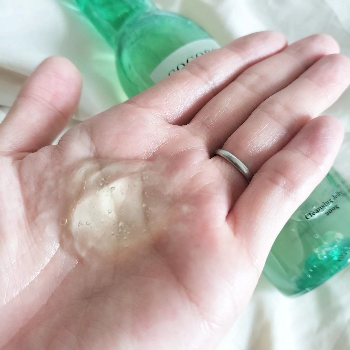 クレンジングジュレ シャルドネミックス/cocoroagaru/クレンジングジェルを使ったクチコミ(3枚目)