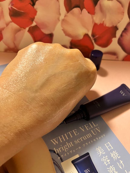 WHITE VEIL ブライトセラムUV/WHITE VEIL/日焼け止めローションを使ったクチコミ(3枚目)
