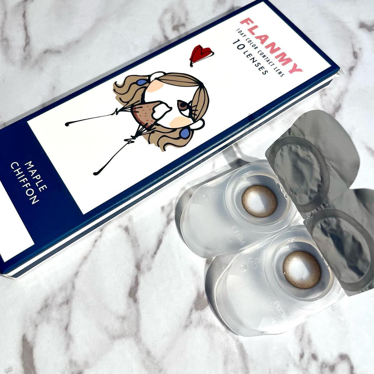 FLANMY 1day/FLANMY/ワンデー（１DAY）カラコンを使ったクチコミ（2枚目）