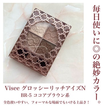 グロッシーリッチ アイズ N/Visée/アイシャドウパレットを使ったクチコミ（2枚目）