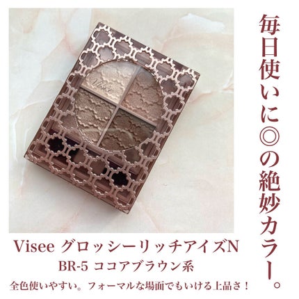 グロッシーリッチ アイズ N/Visée/アイシャドウパレットを使ったクチコミ(2枚目)
