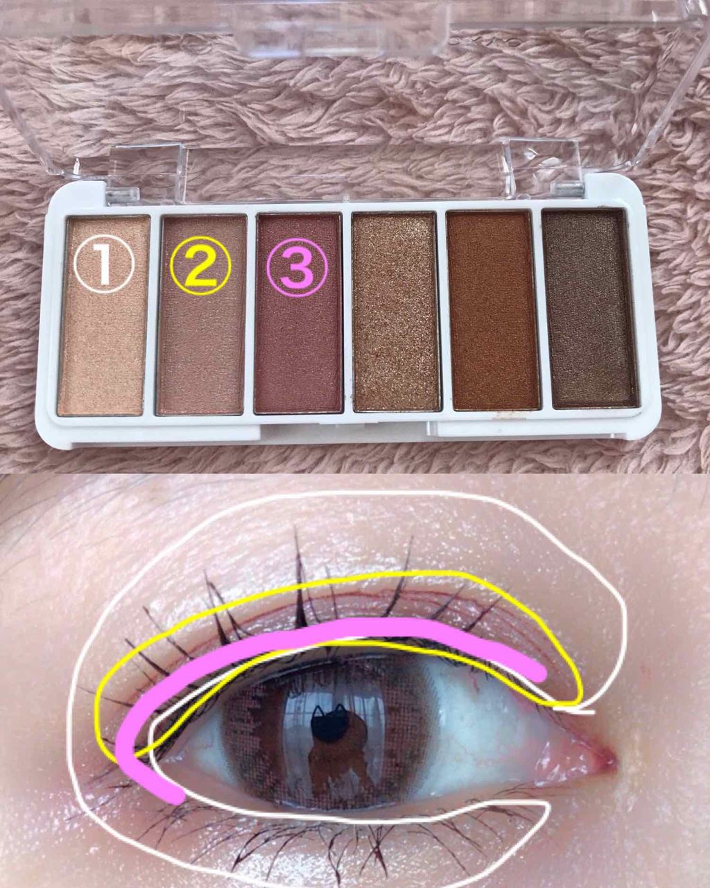 AC カラーアイパレット/AC MAKEUP/アイシャドウパレットを使ったクチコミ(3枚目)