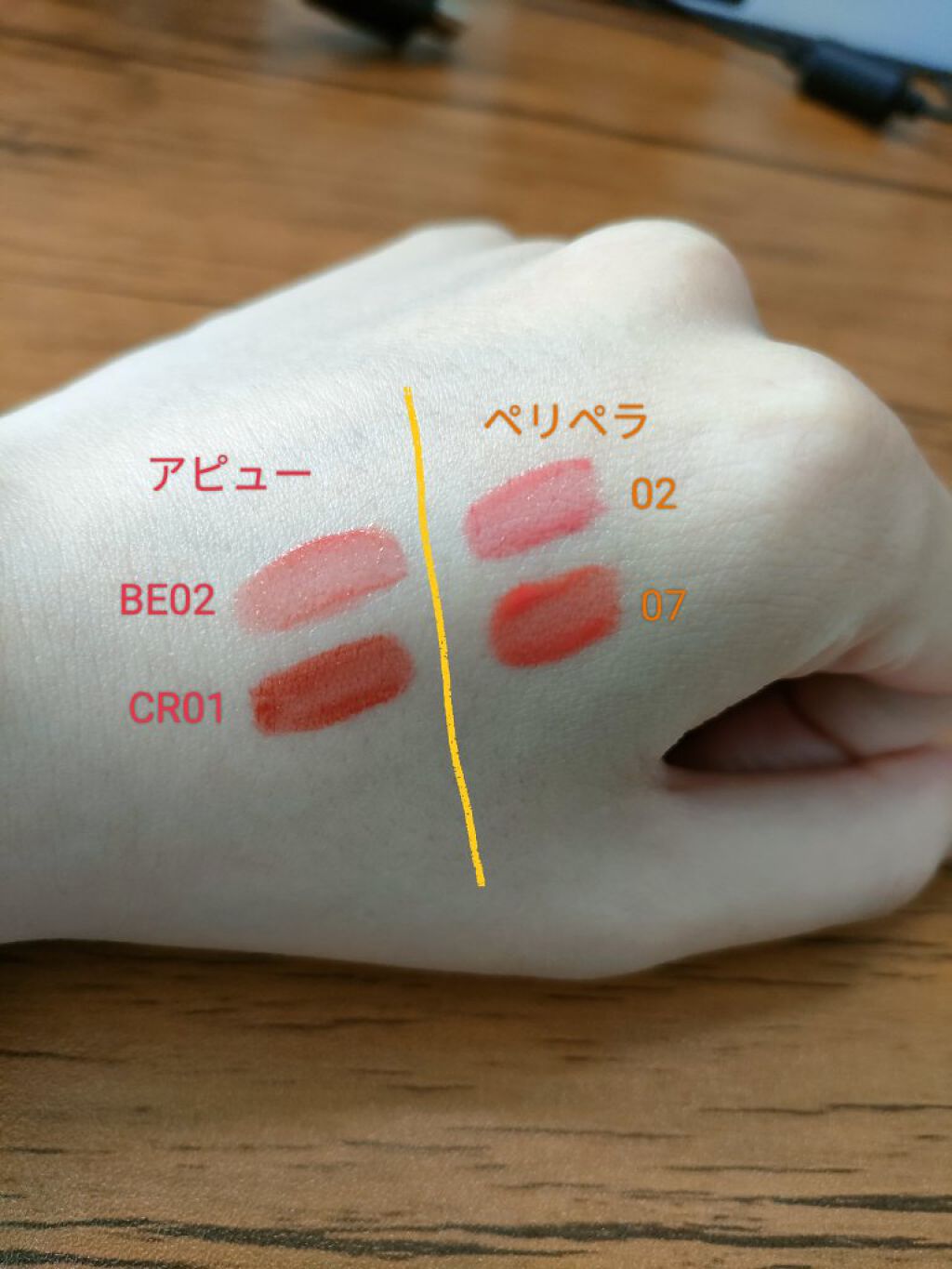 インク ムード ドロップ ティント/PERIPERA/リップグロスを使ったクチコミ（1枚目）