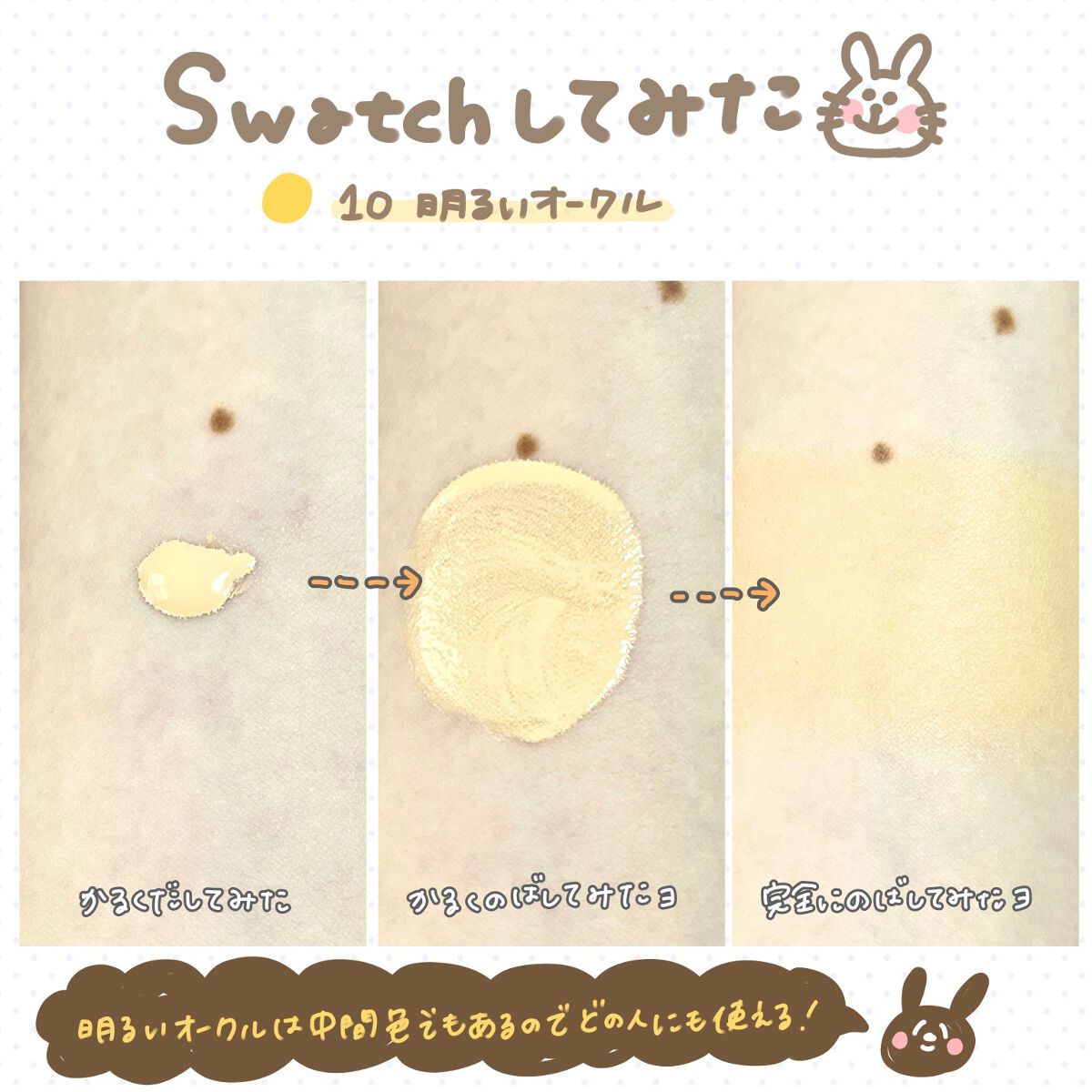 ラスティングカバーファンデーション/CEZANNE/リキッドファンデーションを使ったクチコミ(2枚目)