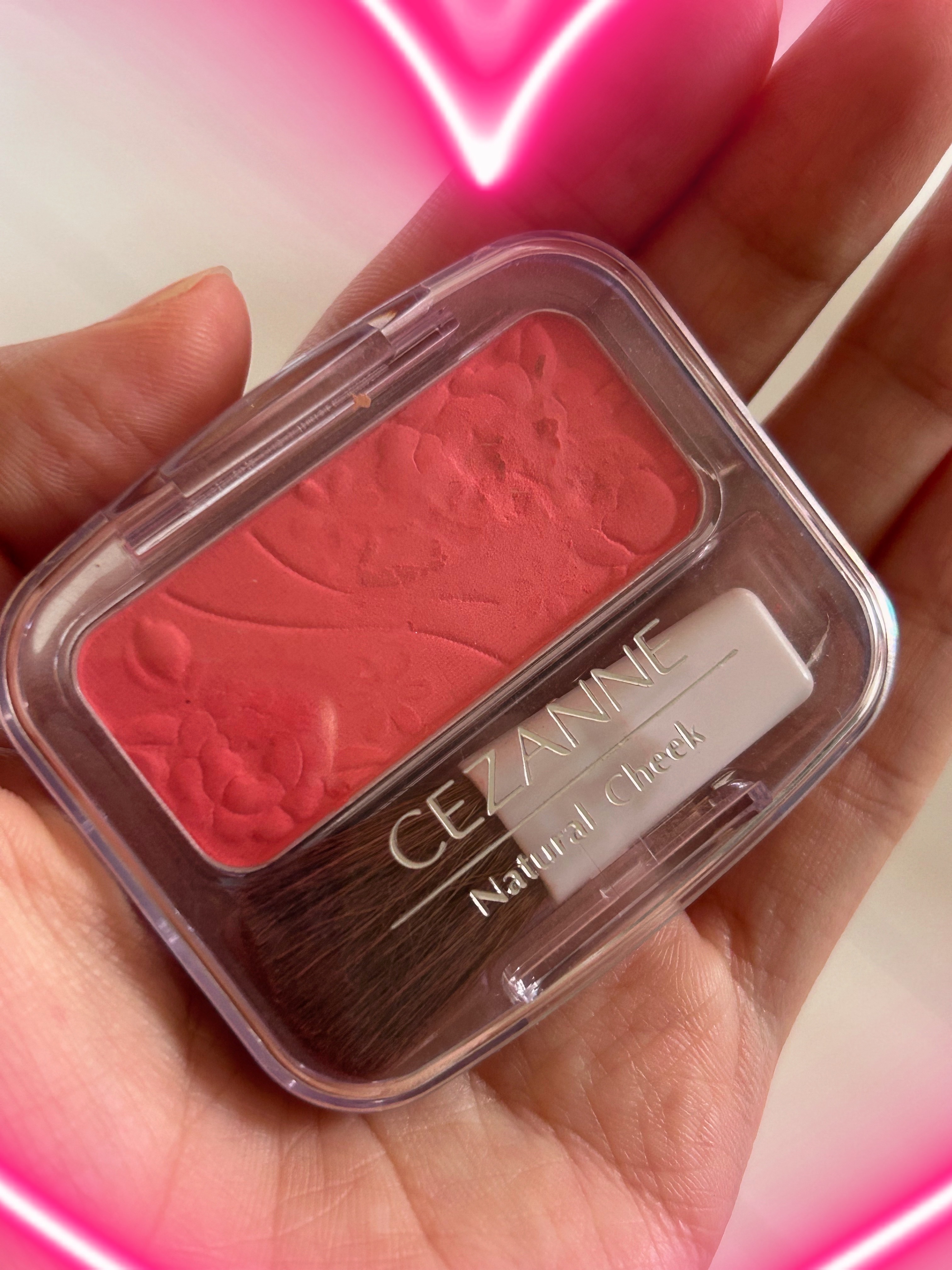 ナチュラル チークN/CEZANNE/パウダーチークを使ったクチコミ（1枚目）