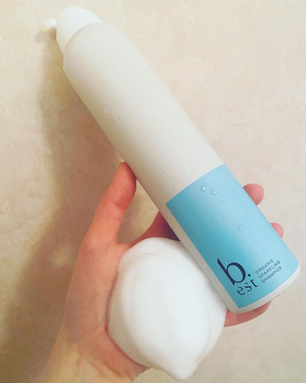 オーガニックスパークリングシャンプー/b.ris/市販シャンプーを使ったクチコミ（2枚目）