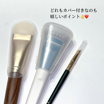 okhee 白玉ファンデーションブラシ/SOOA DOR/メイクブラシを使ったクチコミ(3枚目)