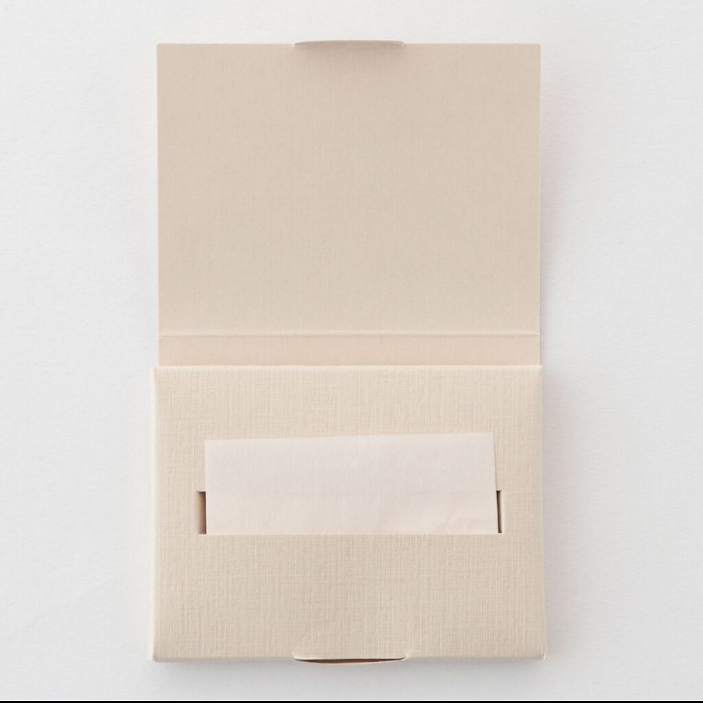 紙おしろい/無印良品/あぶらとり紙を使ったクチコミ（2枚目）