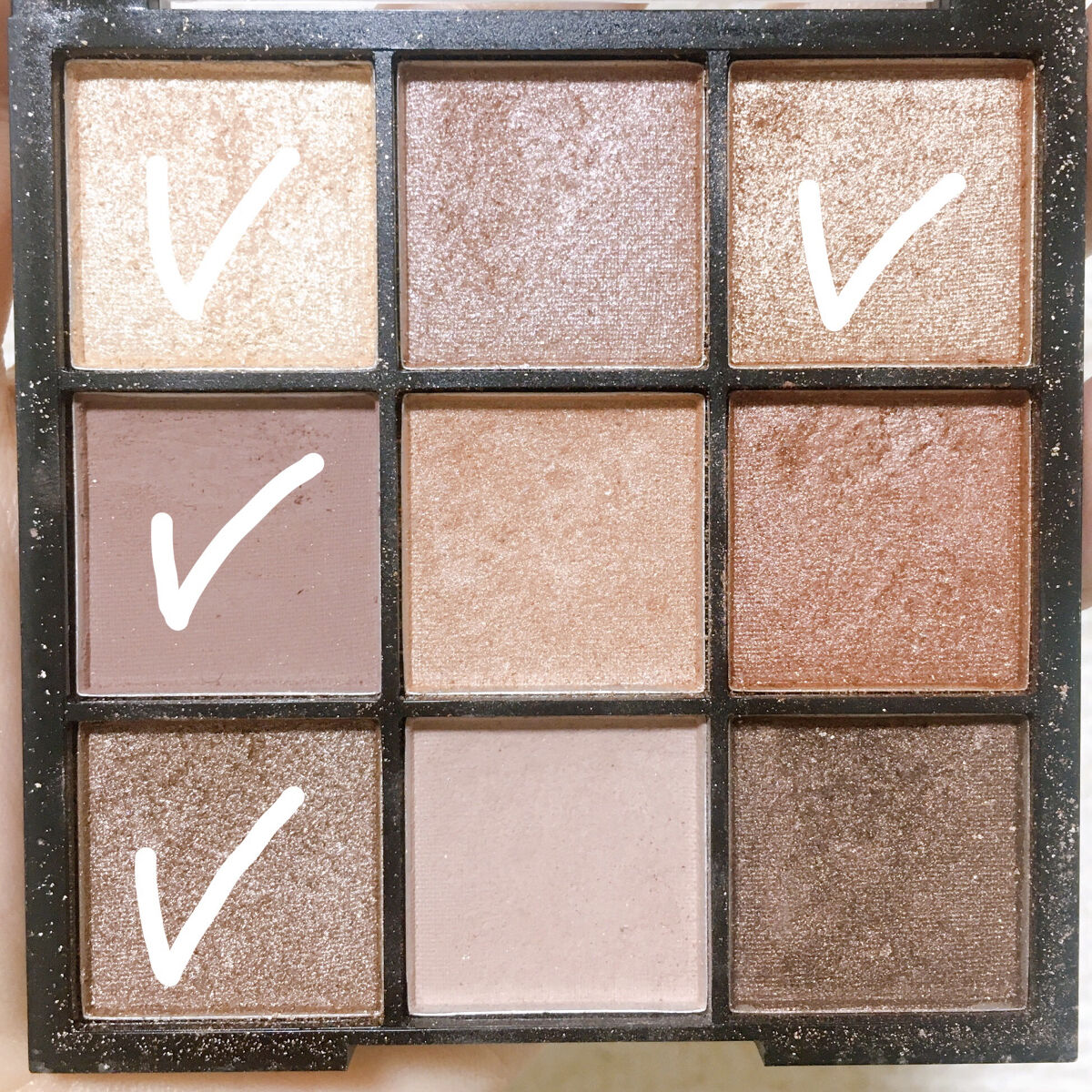 UR GLAM　BLOOMING EYE COLOR PALETTE/U R GLAM/アイシャドウパレットを使ったクチコミ（3枚目）