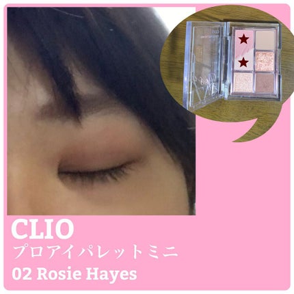 プロ アイパレット ミニ/CLIO/アイシャドウパレットを使ったクチコミ(2枚目)