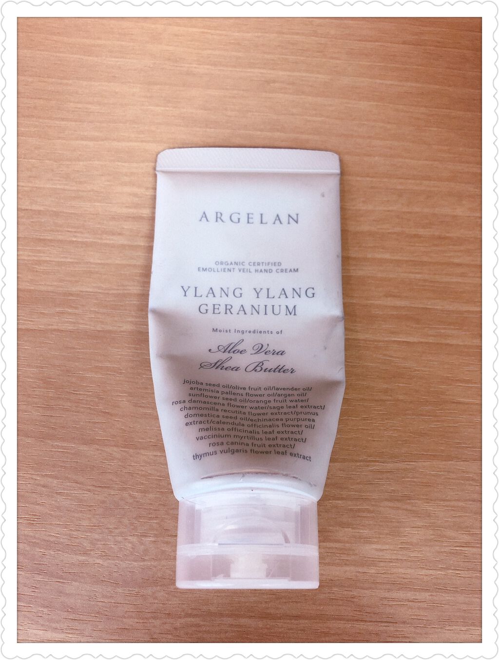 モイスト ハンドクリーム (フローラルアロマ)/アルジェラン/ハンドクリームを使ったクチコミ(1枚目)