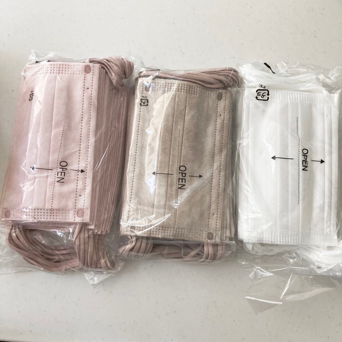 NON-WOVEN FACE MASK/3COINS/マスクを使ったクチコミ(3枚目)