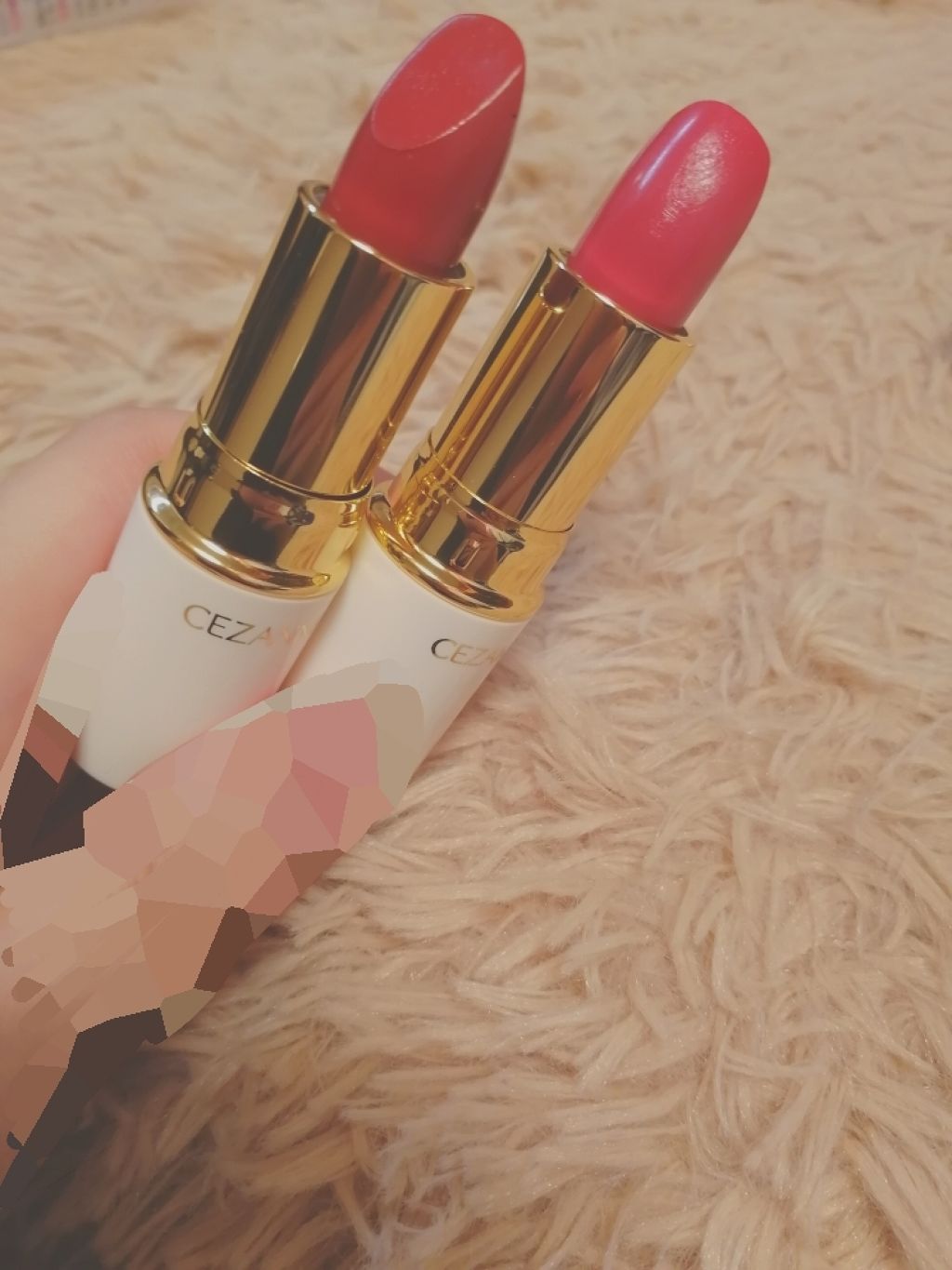 ラスティング リップカラーN/CEZANNE/口紅を使ったクチコミ（2枚目）