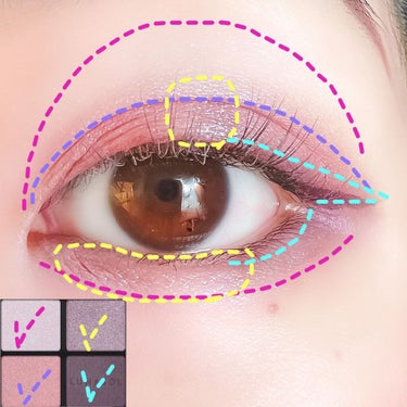 アイカラーレーション/LUNASOL/パウダーアイシャドウを使ったクチコミ（2枚目）