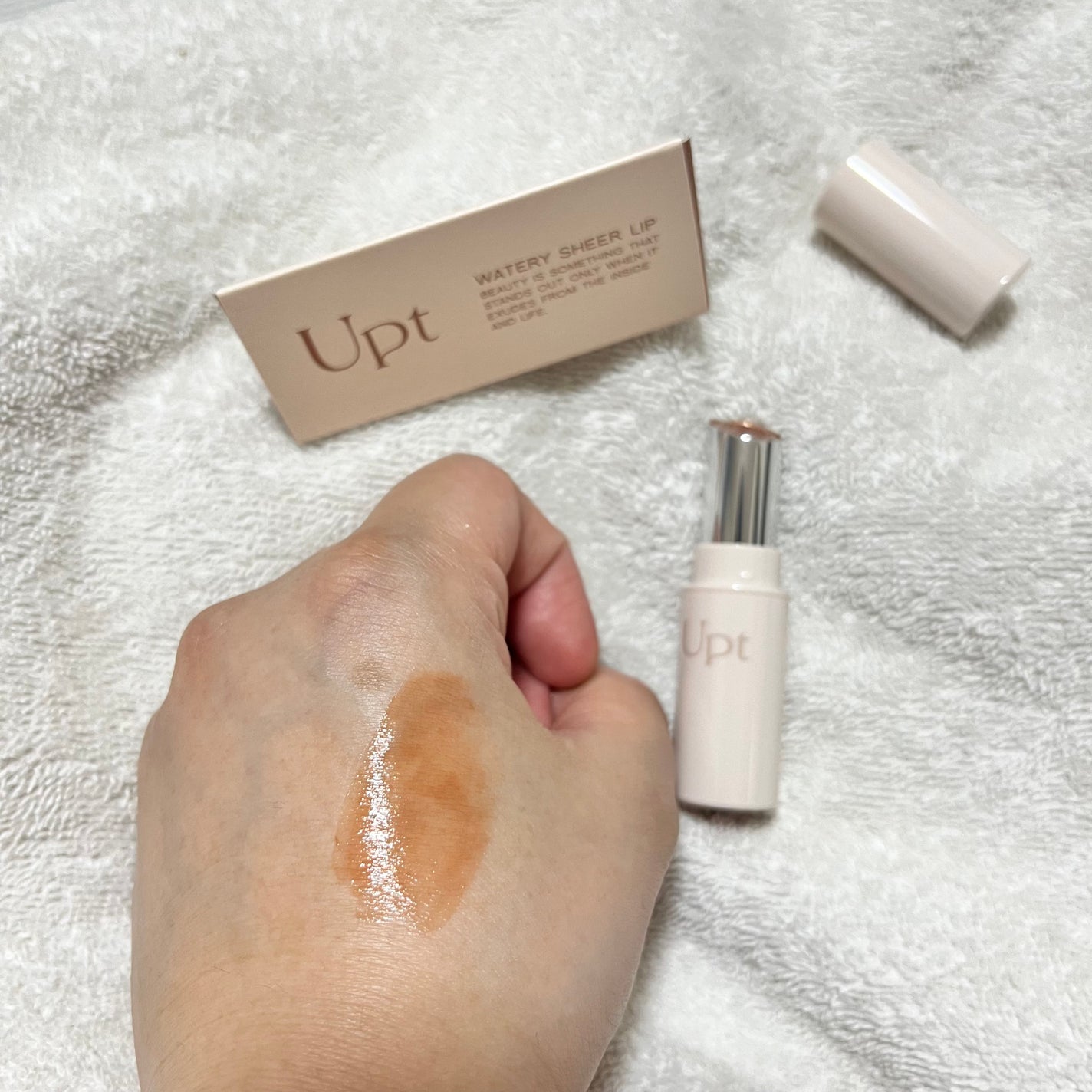 Upt WATERY SHEER LIP /Upt/口紅を使ったクチコミ(3枚目)