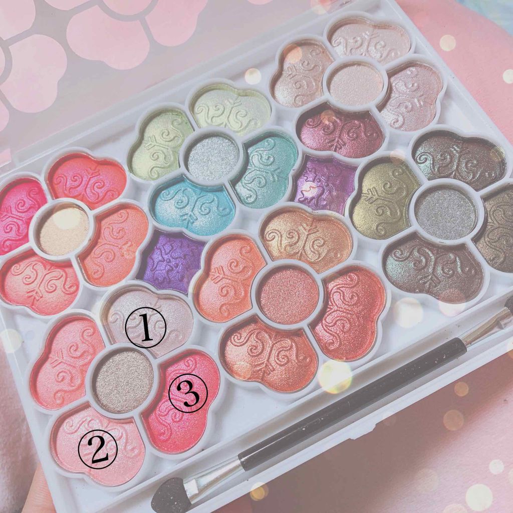 アイカラーパレット/ティアラガール/アイシャドウパレットを使ったクチコミ（2枚目）