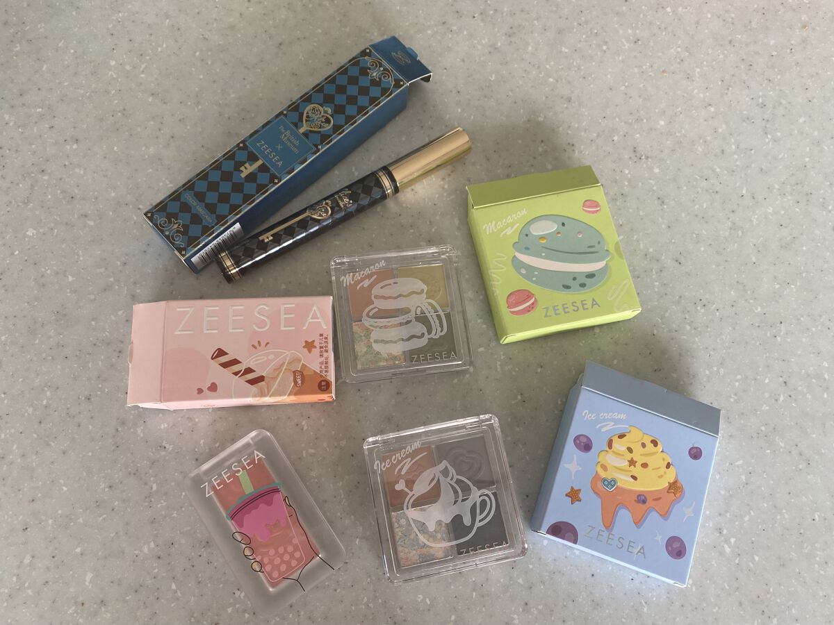 ZEESEAデザートコレクション４カラーアイシャドウパレット/ZEESEA/アイシャドウパレットを使ったクチコミ（2枚目）