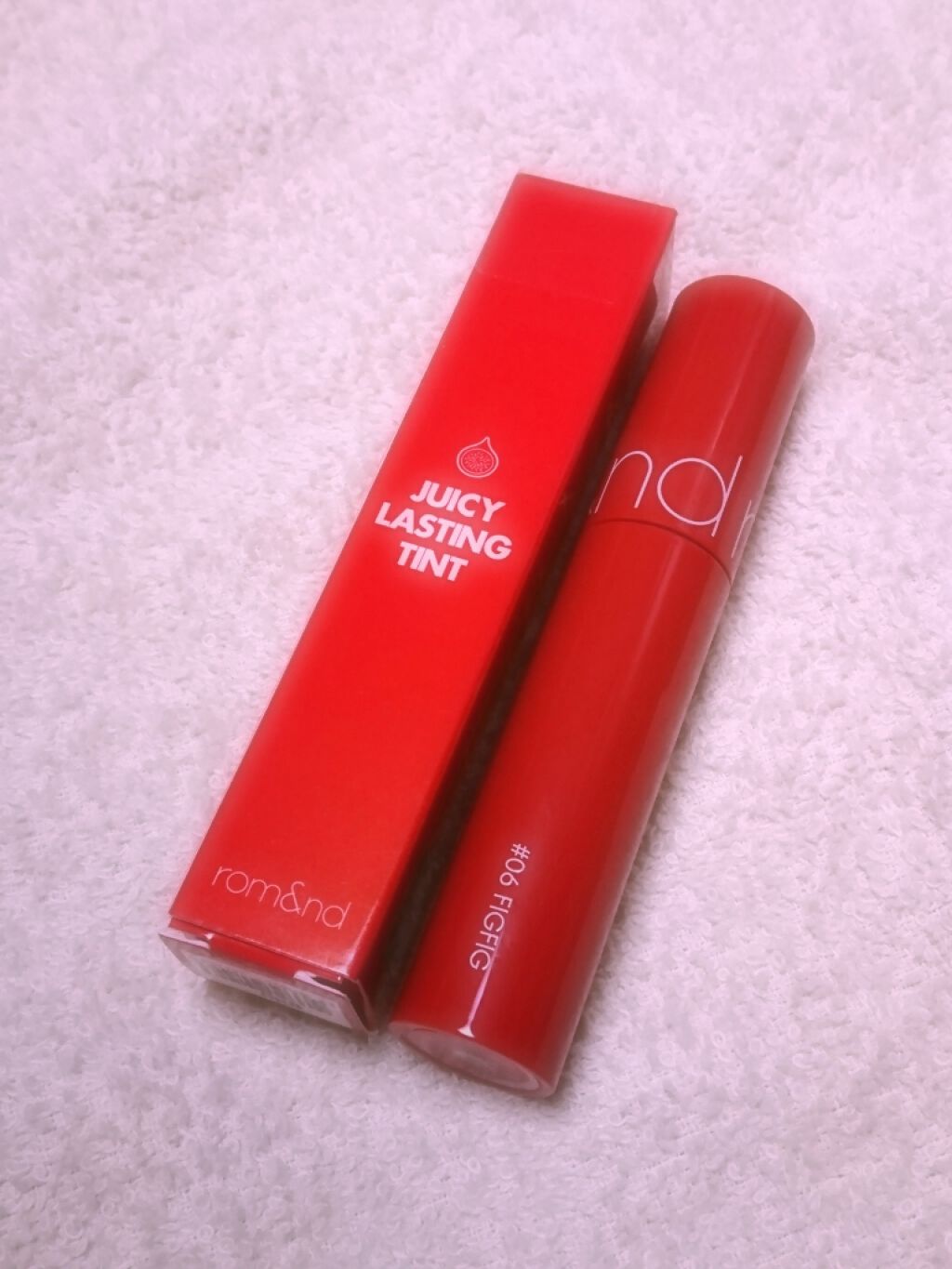 ジューシーラスティングティント/rom&nd/リップティントを使ったクチコミ（1枚目）