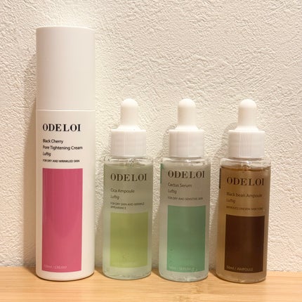 ブラックチェリー毛穴収縮クリーム ルフティグ/ODELOI/フェイスクリームを使ったクチコミ(2枚目)