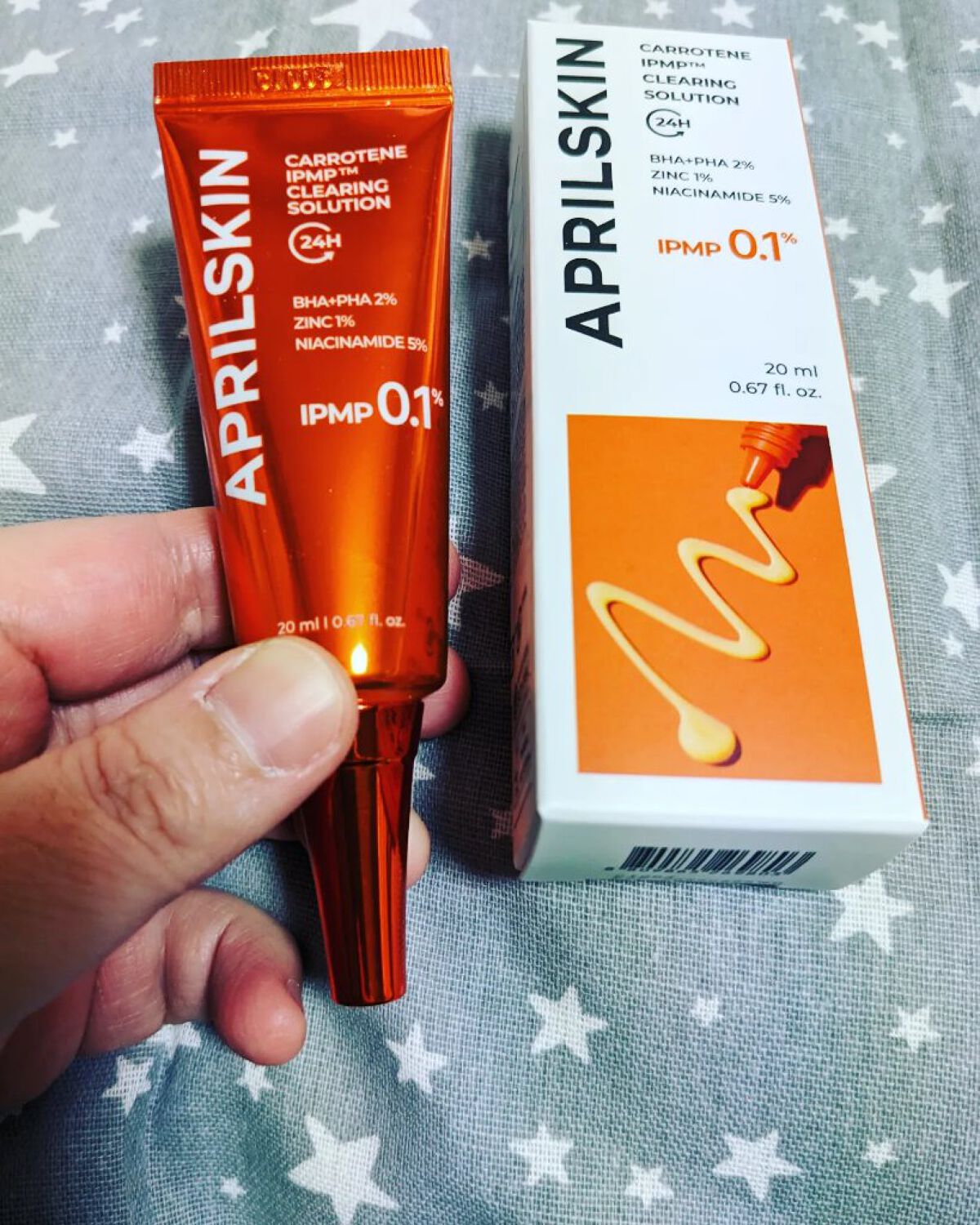 カロテンIPMP(TM) SOSソリューション/APRILSKIN/フェイスクリームを使ったクチコミ（2枚目）