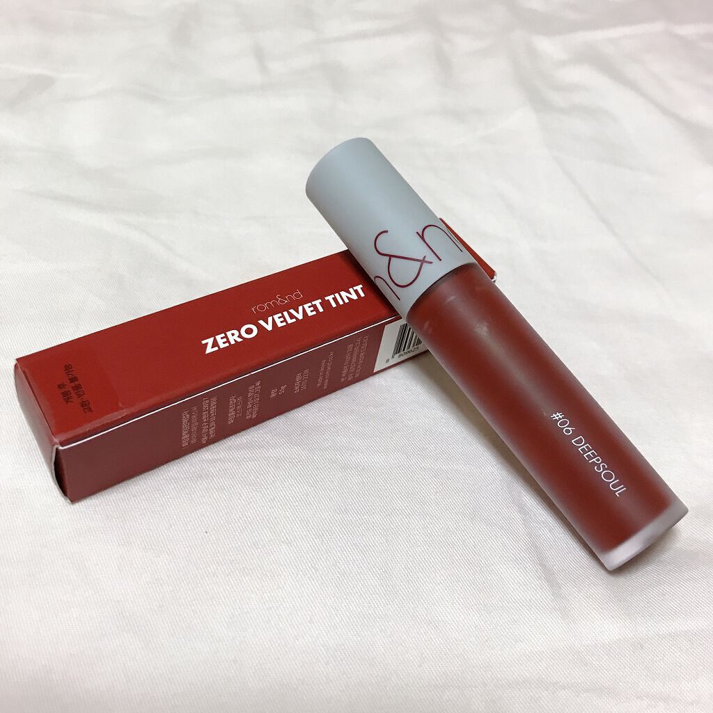 ゼロベルベットティント/rom&nd/リップティントを使ったクチコミ(2枚目)