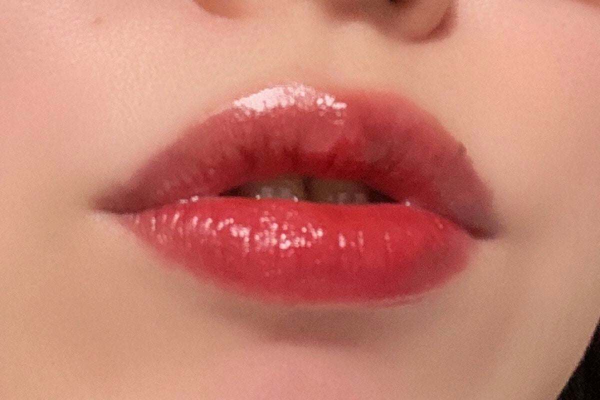 ザ ウォータリーデューティント/MERZY/リップティントを使ったクチコミ(2枚目)