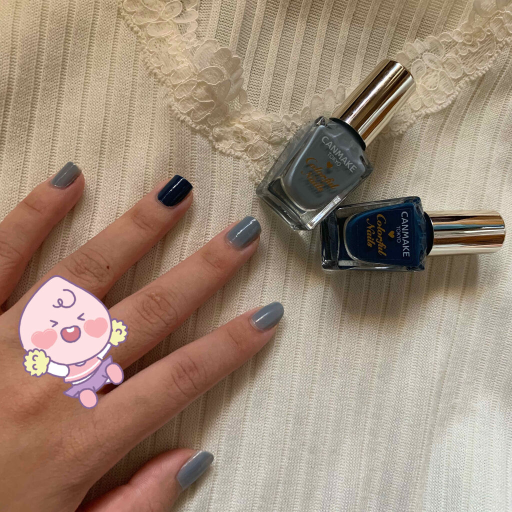 カラフルネイルズ/キャンメイク/マニキュアを使ったクチコミ（1枚目）