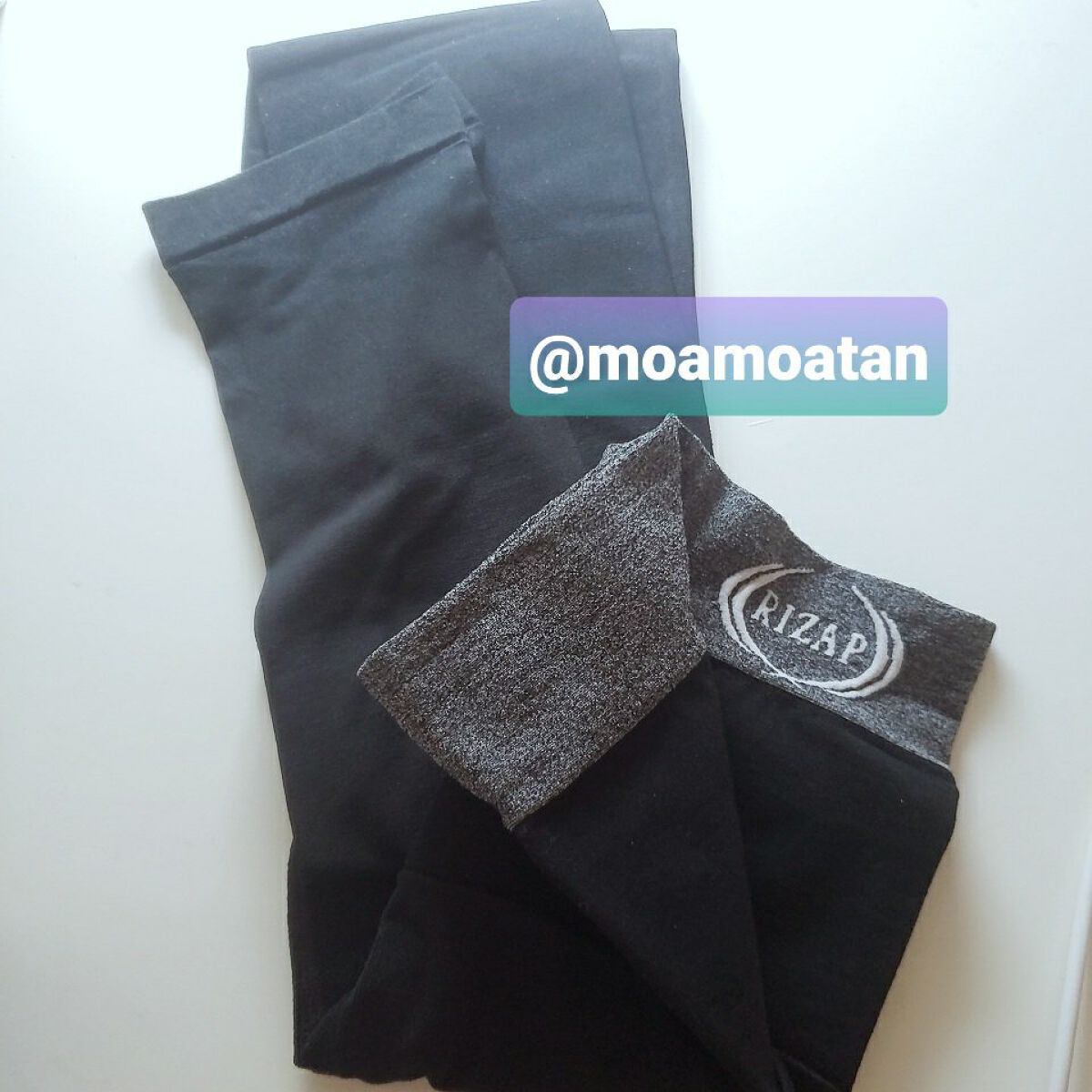 RIZAP カロリー消費アップ着圧レギンス 10分丈/グンゼ/着圧ソックス・レギンスを使ったクチコミ（3枚目）