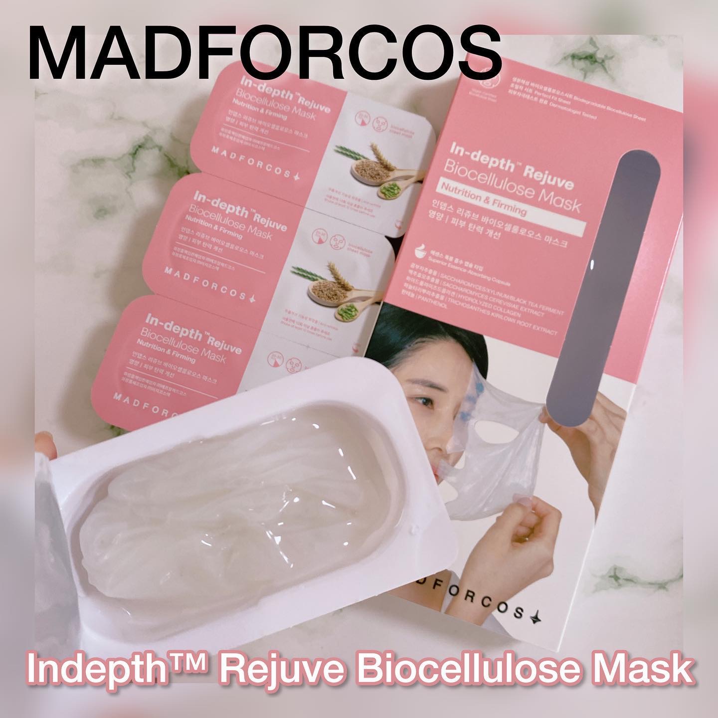 インデップス™リジュブバイオセルロースマスク/MADFORCOS/シートマスク・パックを使ったクチコミ（1枚目）