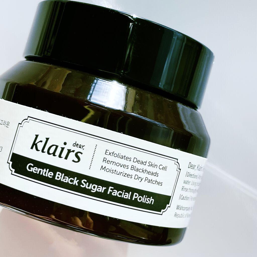 ジェントルブラックシュガーフェイシャルポリッシュ(110g)/Klairs/洗い流すパック・マスクを使ったクチコミ（1枚目）