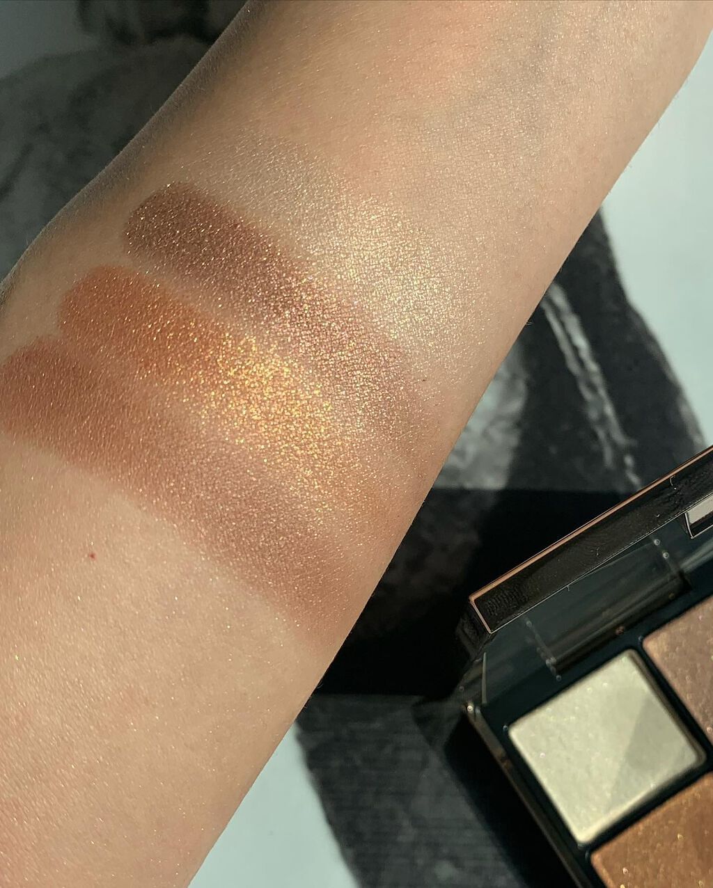 アイカラーレーション 07 Darjeeling Camel/LUNASOL/アイシャドウパレットを使ったクチコミ（3枚目）