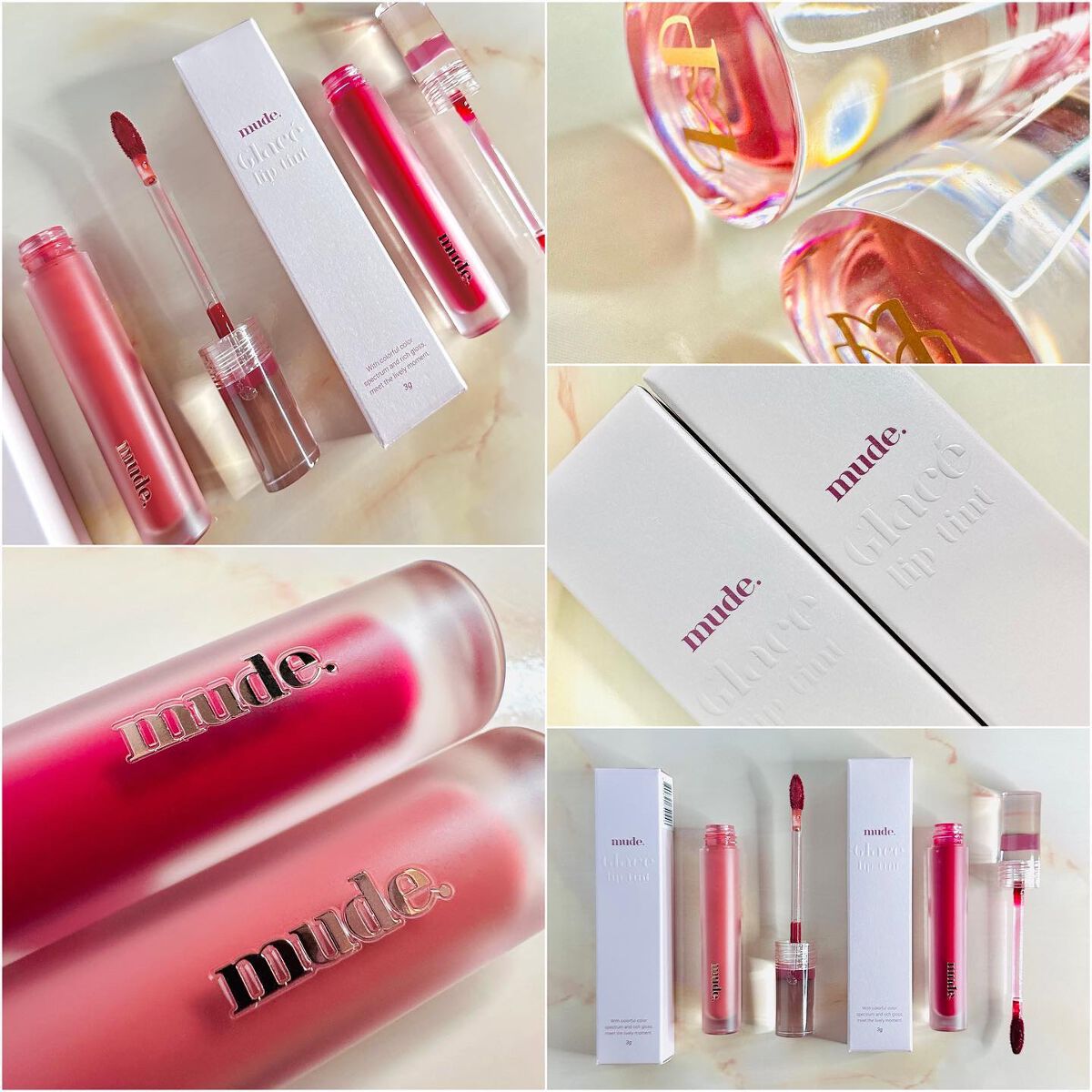 グラッセリップティント/mude/リップティントを使ったクチコミ(5枚目)