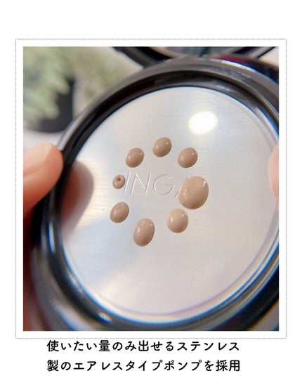 タトゥークッションファンデーション/INGA/クッションファンデーションを使ったクチコミ(4枚目)