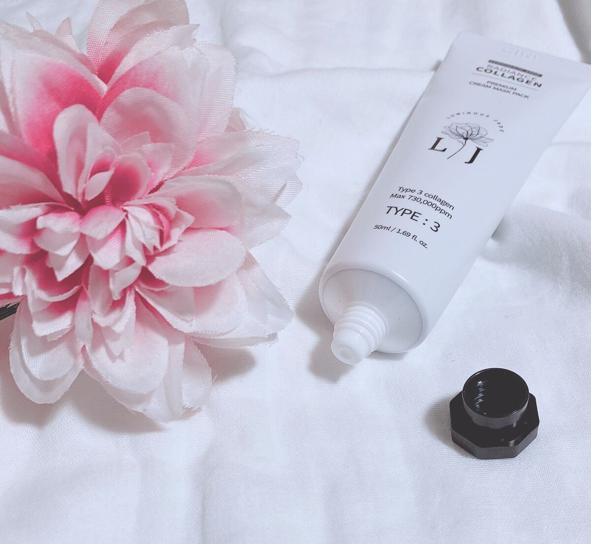 ラディアンスコラーゲンプレミアムクリームマスクパック/ LUMINOUS JADE/シートマスク・パックを使ったクチコミ（2枚目）