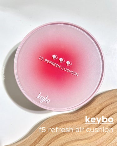 #pr @keybo_jp 
🌸
⁡
keybo
f5 refresh air cushion
カラー21
SPF50+ PA+++
⁡
チークのようなパケのクッション🌸
セミマットな仕上がり。
カバー