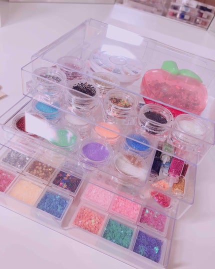 3段式クリアーケース/DAISO/その他化粧小物を使ったクチコミ(1枚目)