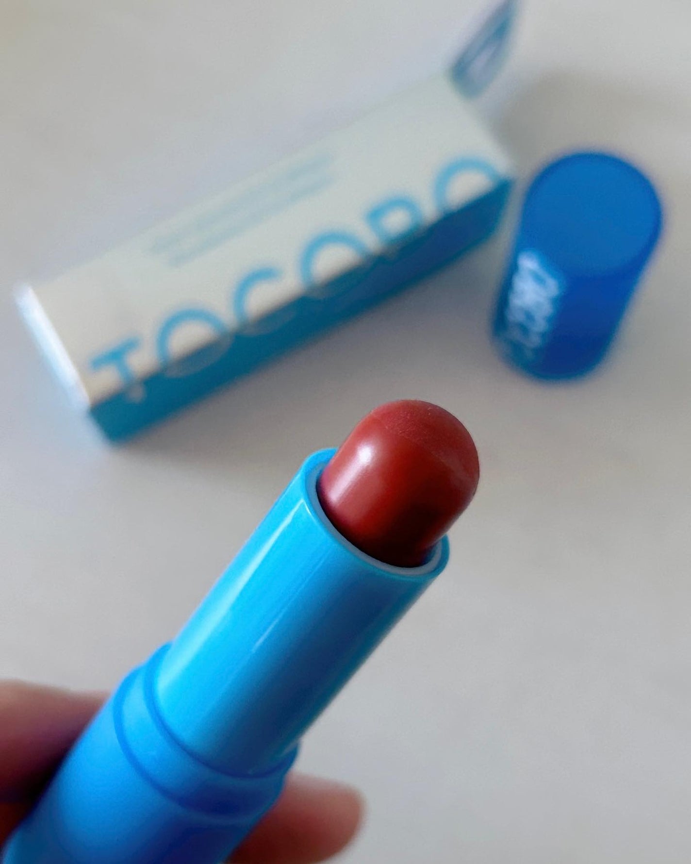 パウダークリームリップバーム/TOCOBO/リップバームを使ったクチコミ(2枚目)