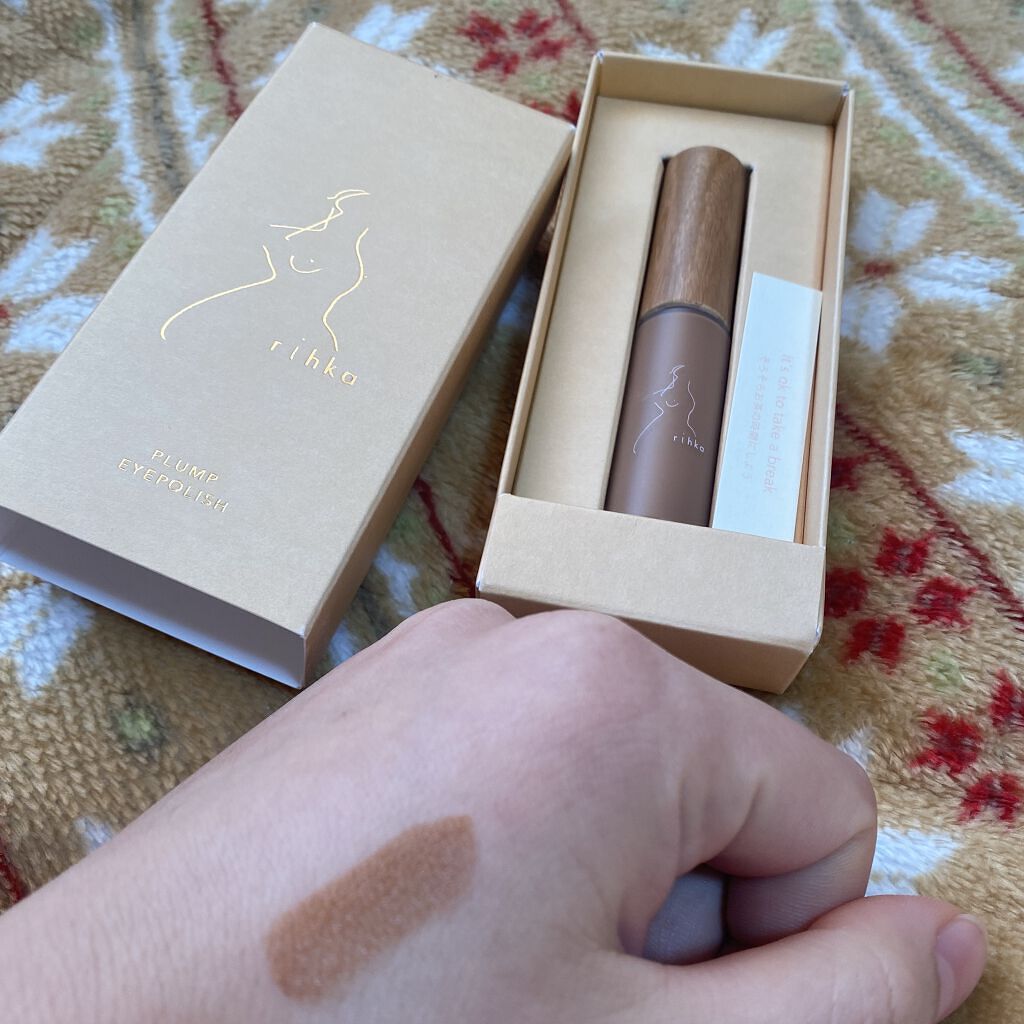 プランプ アイポリッシュS/rihka/ジェル・クリームアイシャドウを使ったクチコミ（1枚目）