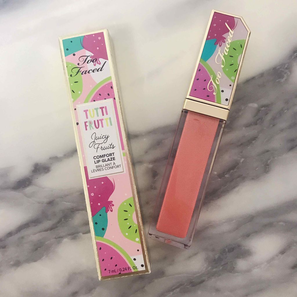  トゥッティ フルッティ ジューシー フルーツ コンフォート リップ グレーズ DREAMSICLE - LIMITED EDITION/Too Faced/リップグロスを使ったクチコミ（1枚目）