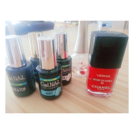 ジェルネイル(ライト対応)/セリア/ジェルネイルを使ったクチコミ(2枚目)