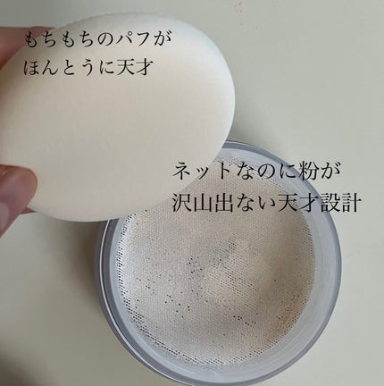 アドバンスドエシリアルスムースオペレーター ルースパウダー/THREE/ルースパウダーを使ったクチコミ(2枚目)