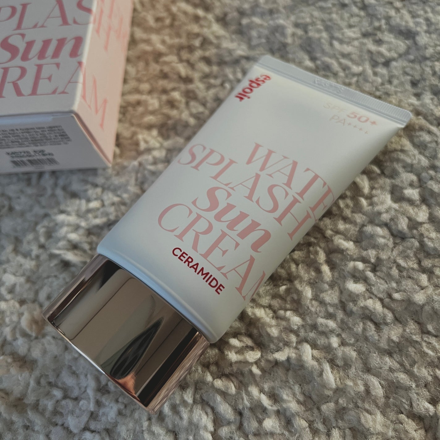 ウォータースプラッシュサンクリーム セラミド/espoir/日焼け止めクリームを使ったクチコミ(2枚目)